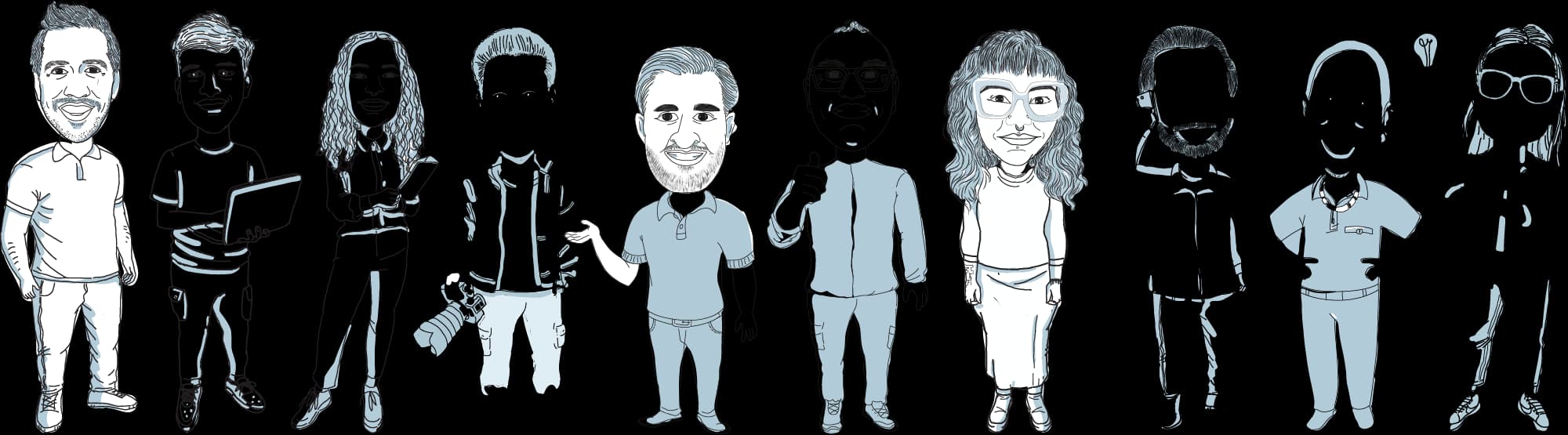 Mitarbeiter BBAG Kariaktur